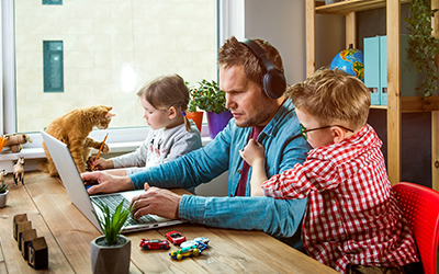 Homeschooling und Homeoffice