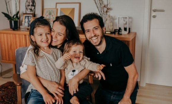 Angenommen sein Familie mit 2 Kindern
