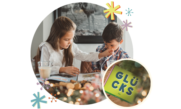 KInder mit Lesebox "Glücks-Edition" KInder mit Lesebox "Glücks-Edition"