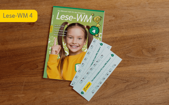 Korrekturschablone für die Lese-WM Klasse 4